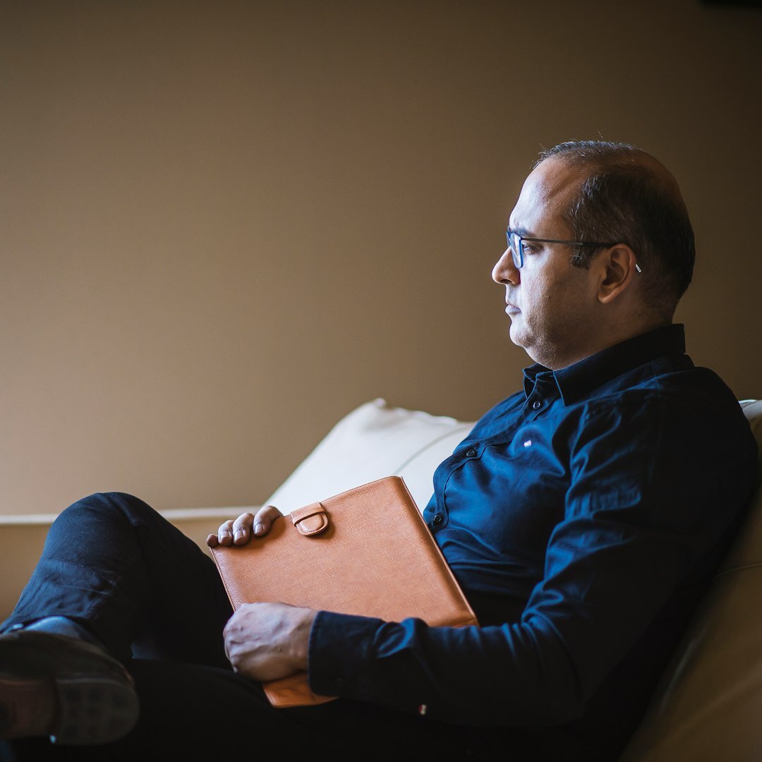 Portrait of an Anglo-Australian senior studio director